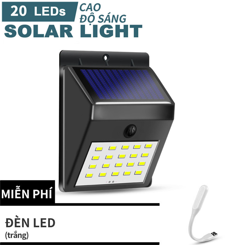 Đèn năng lượng mặt trời Solar 20 LED siêu sáng