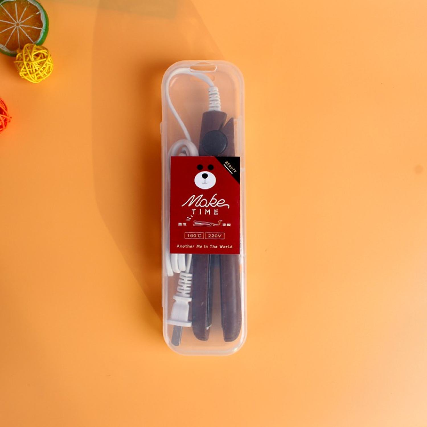 Máy Ép,Duỗi,Là Tóc Cầm Tay MAKE TIME - Máy Uốn Tóc Tạo Kiểu Mini