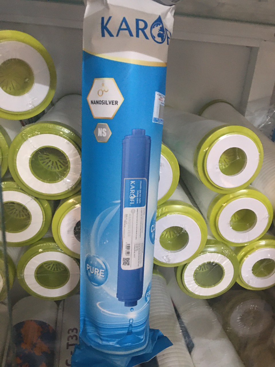 (HCM) Lõi Lọc Nước KAROFI Số 9- NANO SILVER PLUS (NP)