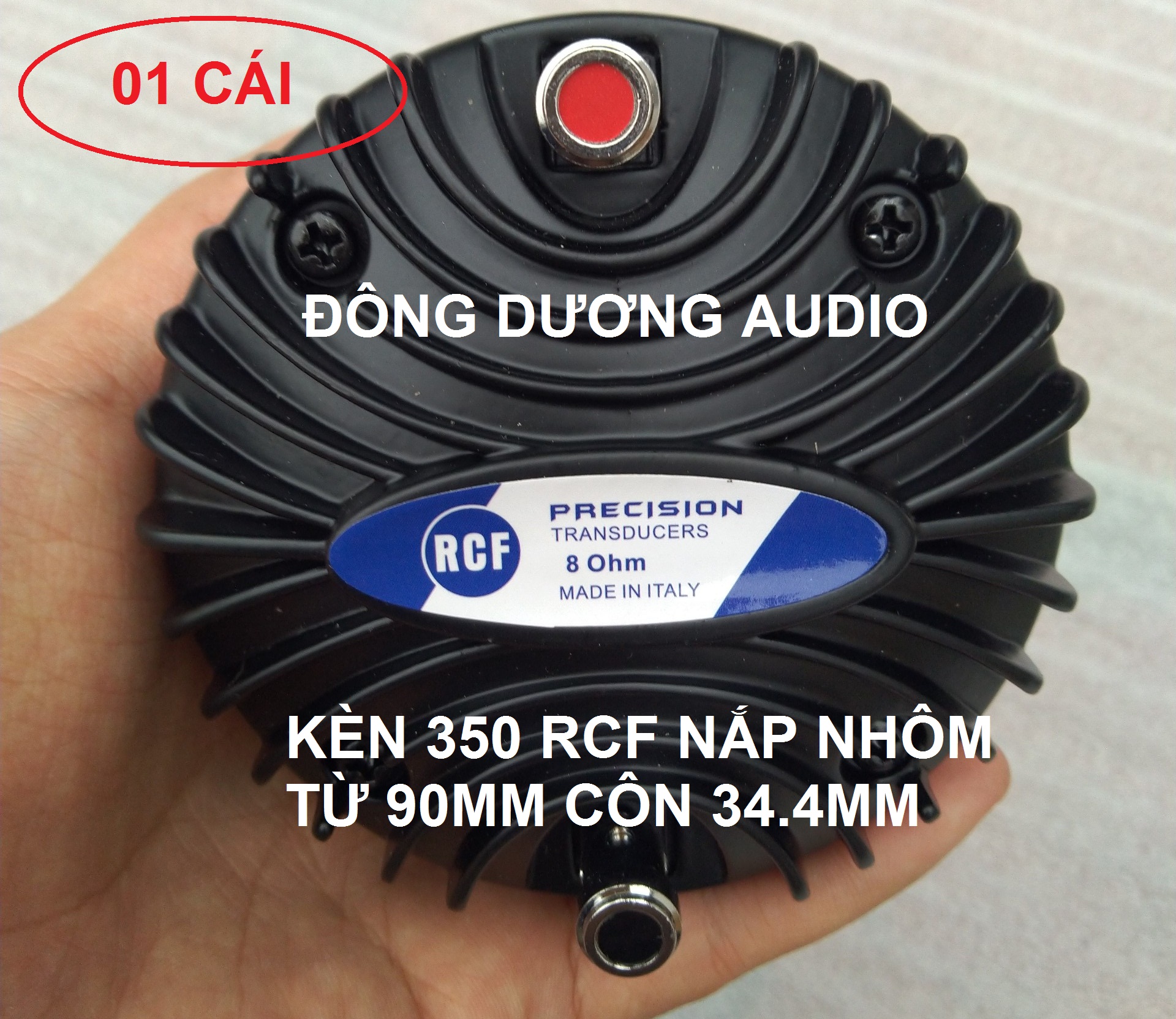 LOA TREBLE KÈN 350 RCF TỪ ĐƠN 90MM NẮP NHÔM REN XOÁY
