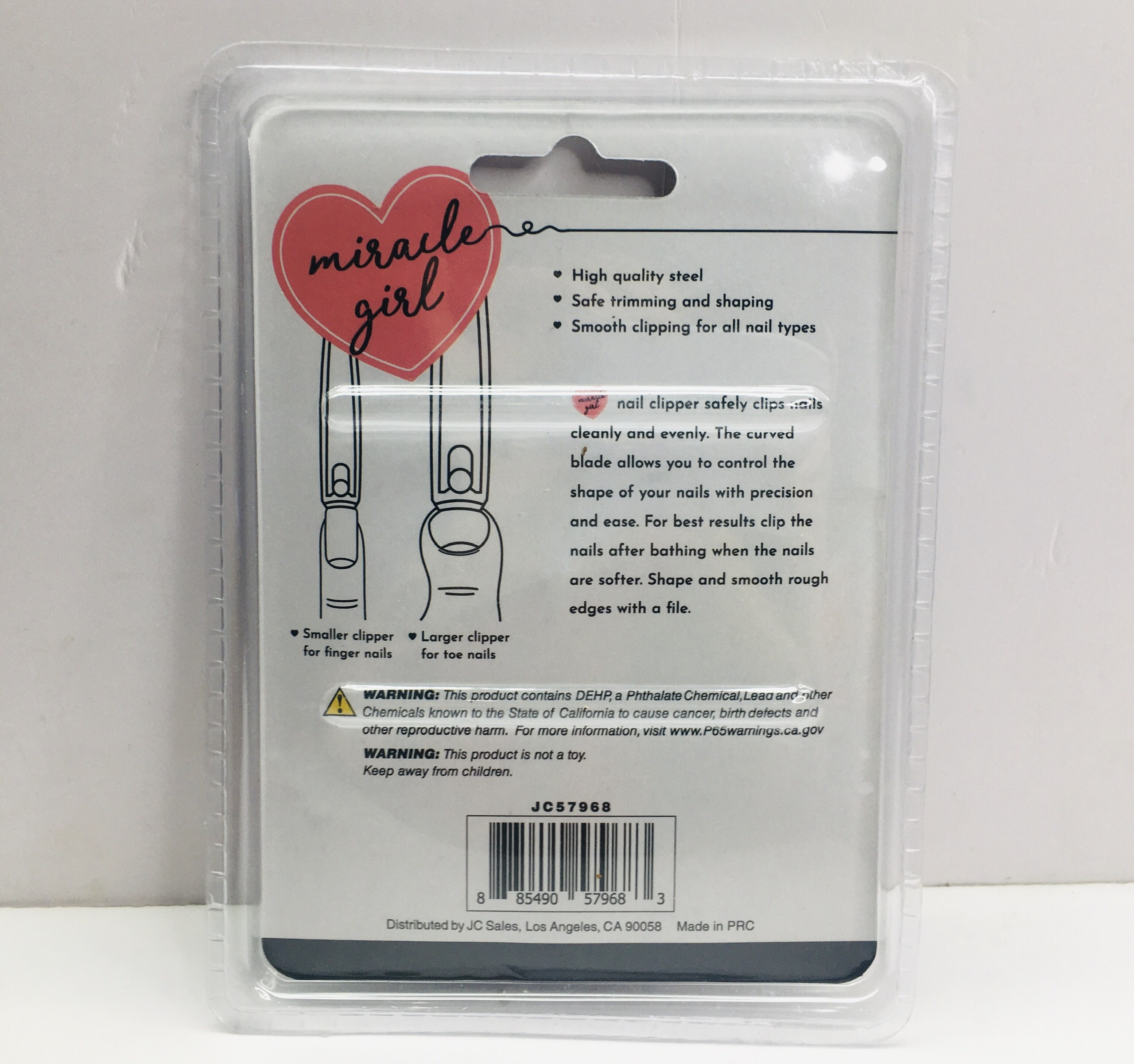 Bộ cắt móng 3 món Beauty Tools 3pc nail clippers [Hàng Mỹ]