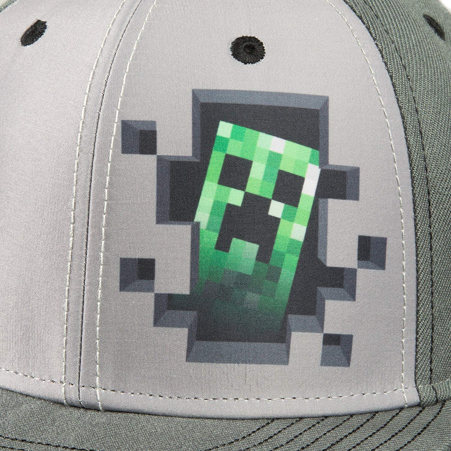 Mũ Minecraft Creeper Xám