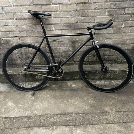 Bộ vành xe đạp Fixed Gear Hub XJ bạc đạn Đen 4cm