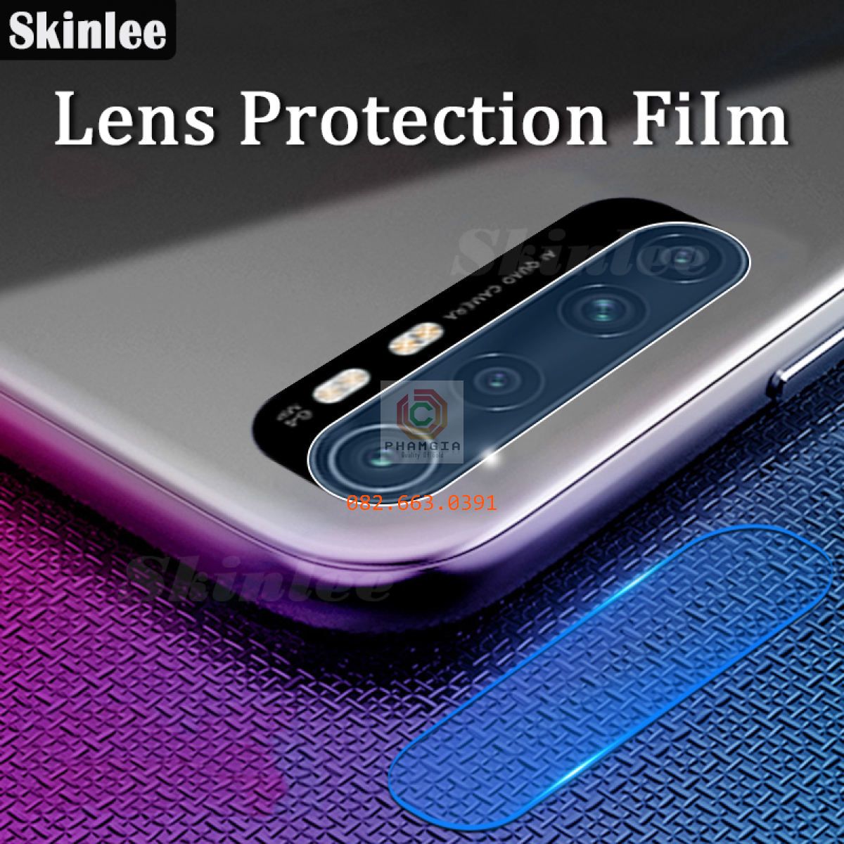 Kính cường lực camera nano dành cho Xiaomi Mi Note 10 Lite