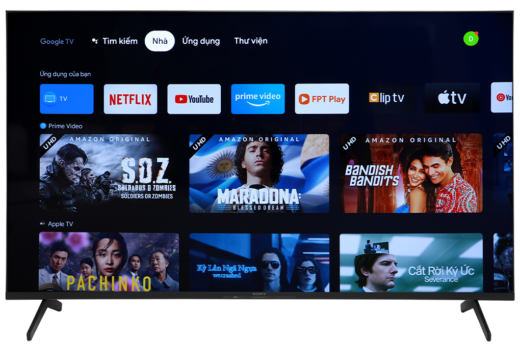 Google Tivi Sony 4K 55 inch K-55S30
