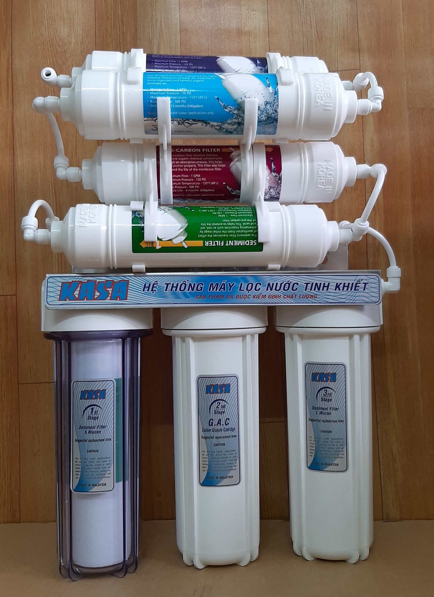 Bộ lọc nước tinh khiết 8 cấp lọc công nghệ nano + dùng màng uf hàn quốc