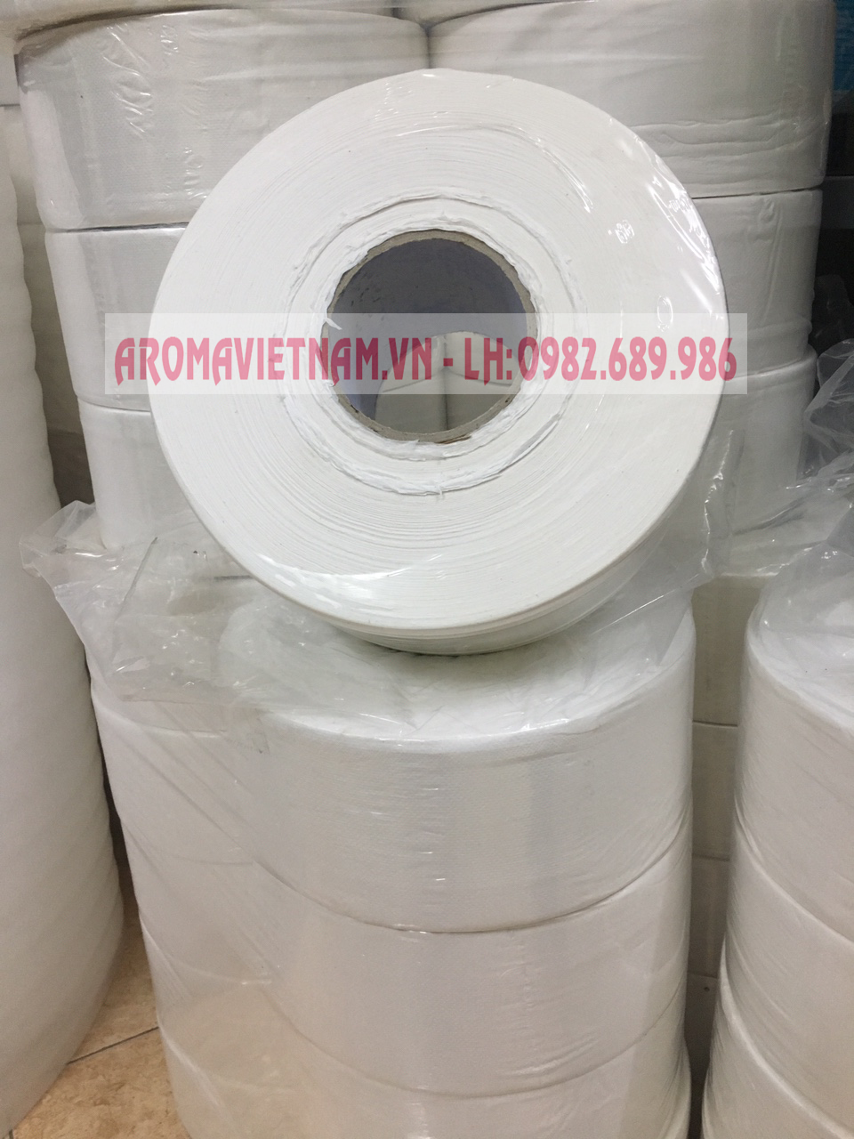 Giấy vệ sinh cuộn lớn 800g