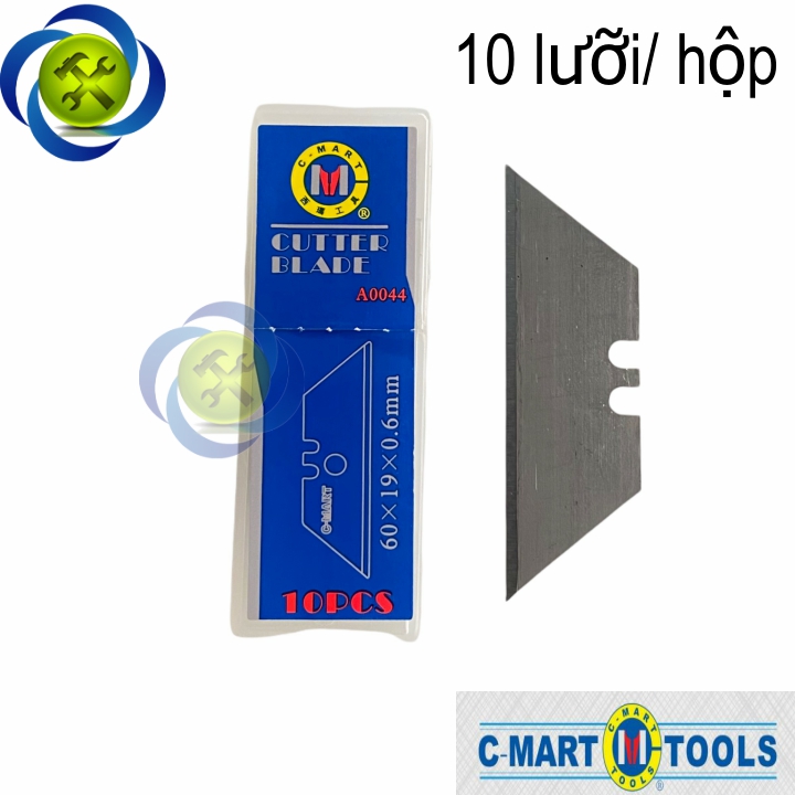 Lưỡi dao rọc cáp c-mart a0044 kích thước 60 x 19 x 0.6mm - c-mart a0044