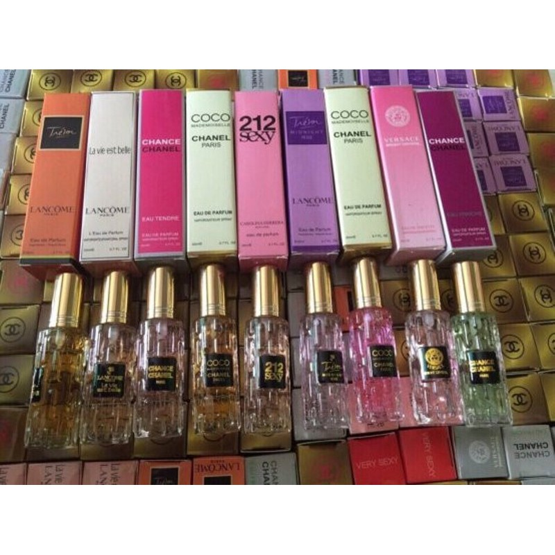 Combo 3 chai Nước hoa chiết mini 20ml dạng xịt