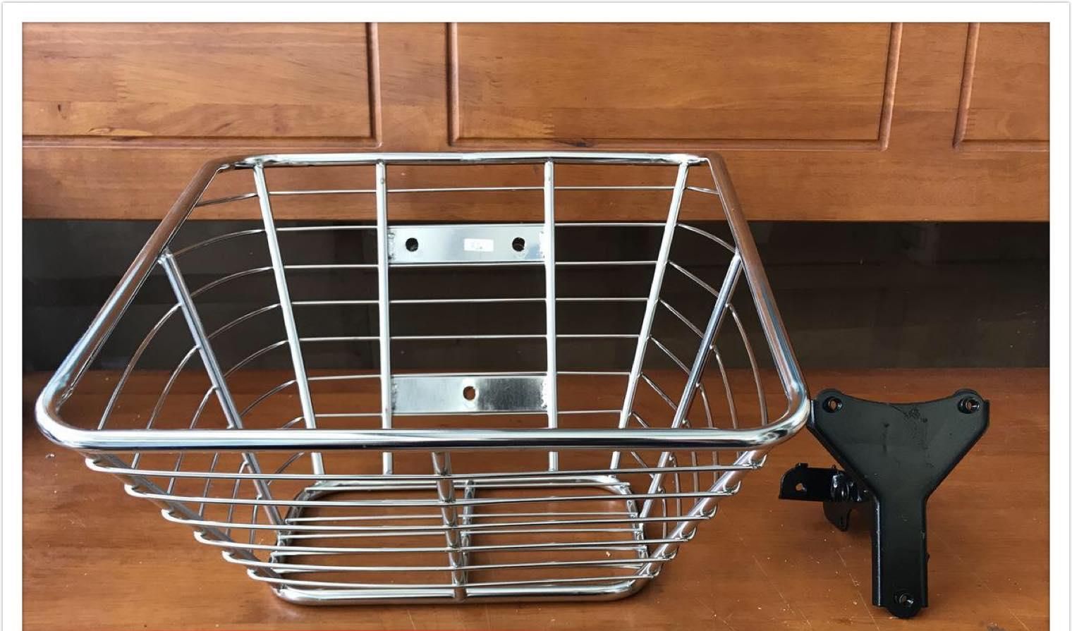 Rổ inox & Pát 3 lổ Honda Wave RS 2 lỗ trên, Wave Alpha mới, Wave lớn