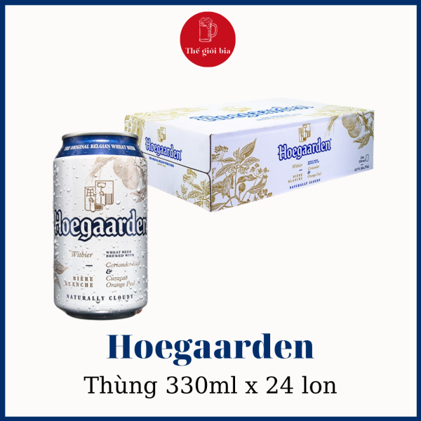 [Chính hãng] Bia Hoegaarden White 330ml x 24 lon