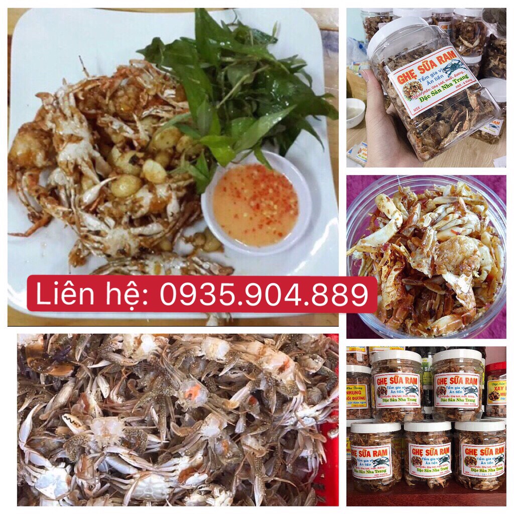 ghẹ sữa ram hũ 200gr