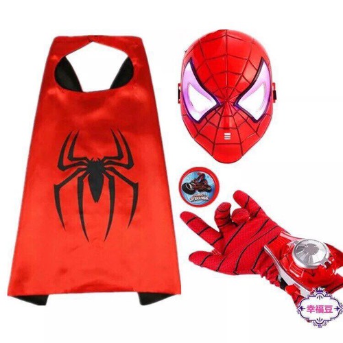 (SET 3) Bộ áo choàng siêu nhân nhện kèm mặt nạ
