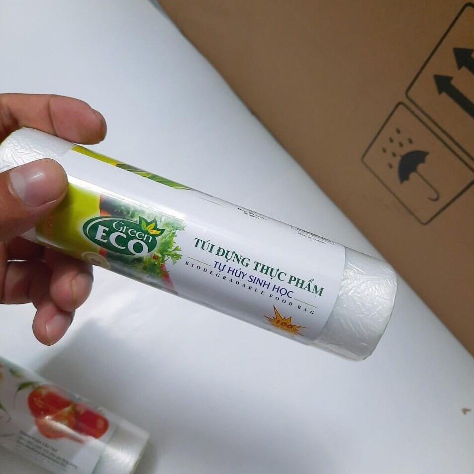 Túi đựng thực phẩm tự huỷ sinh học (100 chiếc)