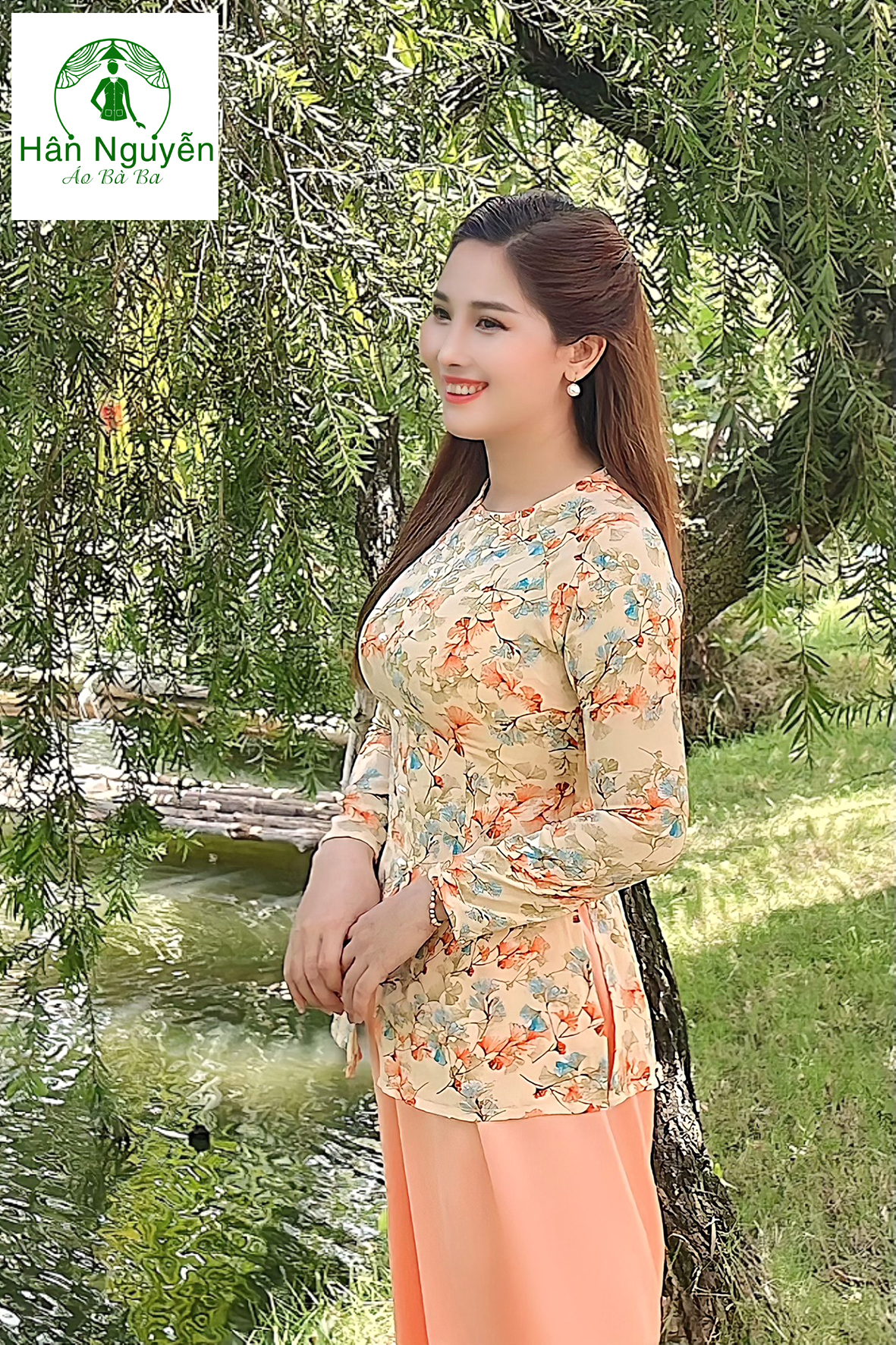 ÁO BÀ BA DÂY KÉO HOA GIÓ (ÁO LẺ)