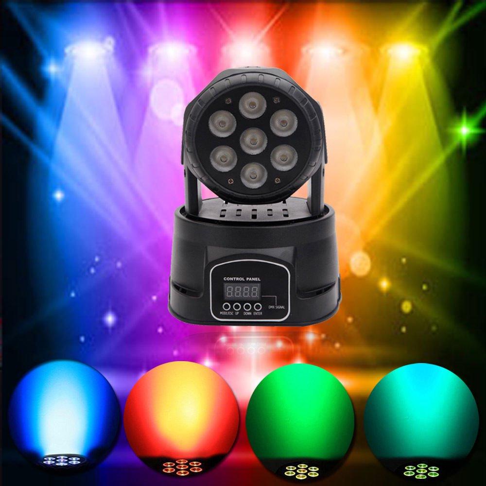 Đèn Moving head 7 Bóng LED - Đèn sân khấu Led moving head