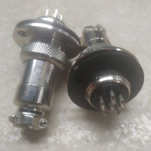 Bộ giắc cắm đực và cái M19 6 chân