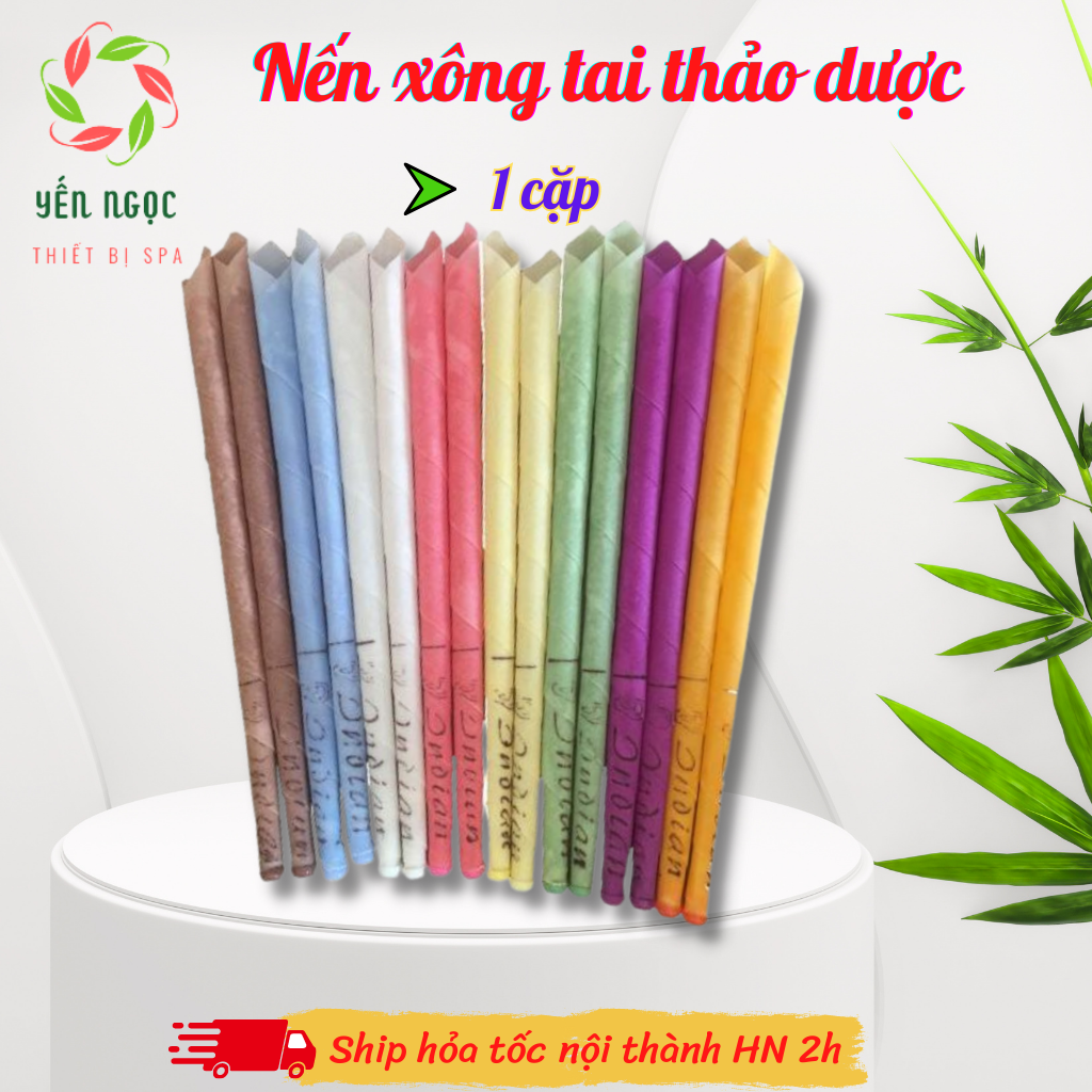 1 cặp Nến xông tai thảo dược thiên nhiên | Nến xông tai cho spa dưỡng sinh