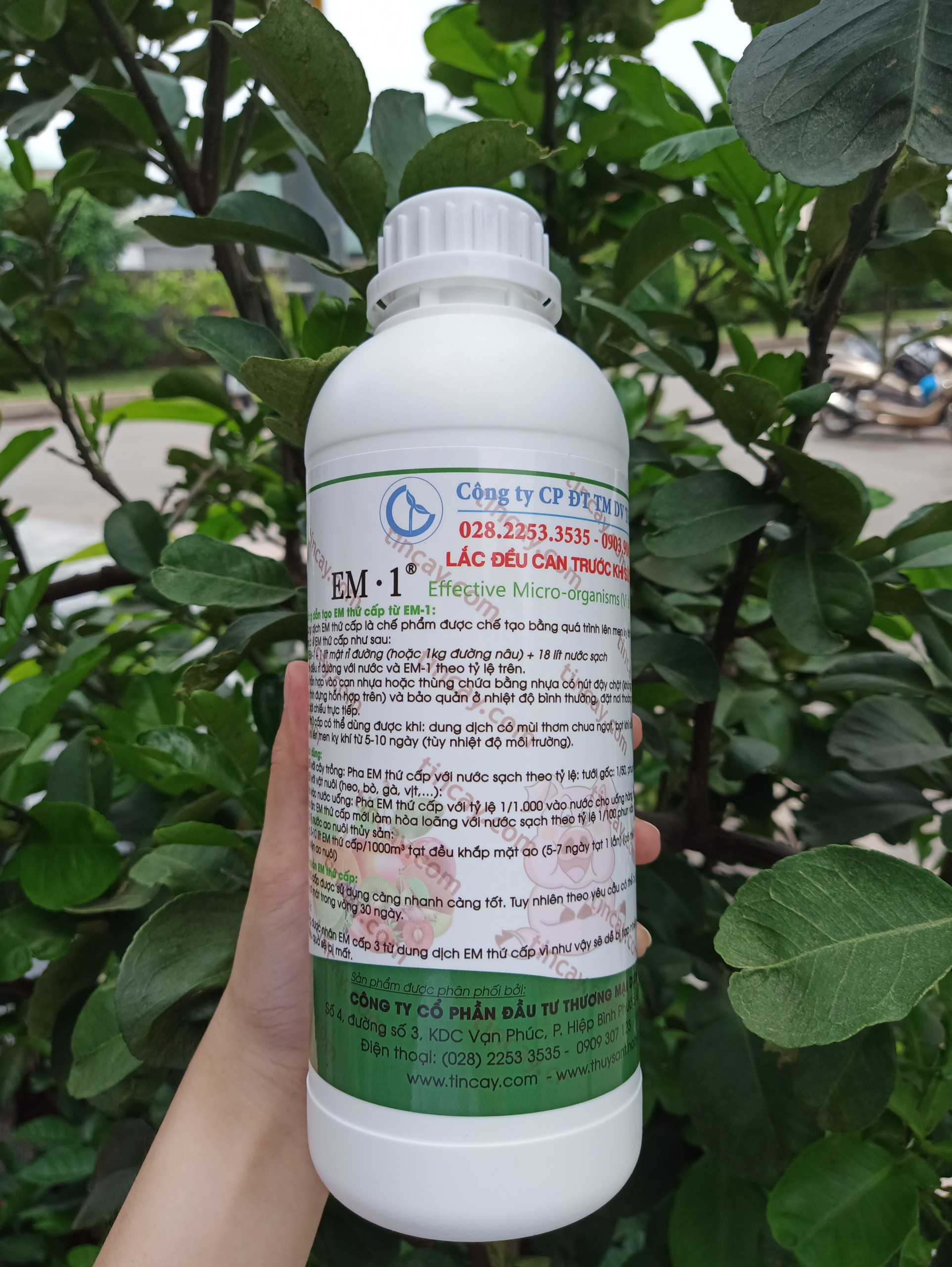 CHẾ PHẨM SINH HỌC EM GỐC (EM1) CHAI 1 LÍT