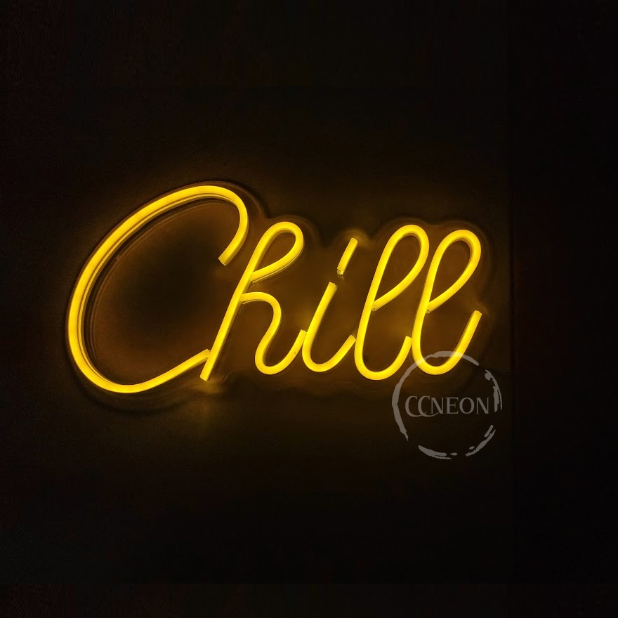 Đèn Trang Trí Led Neon Sign Chữ Chill