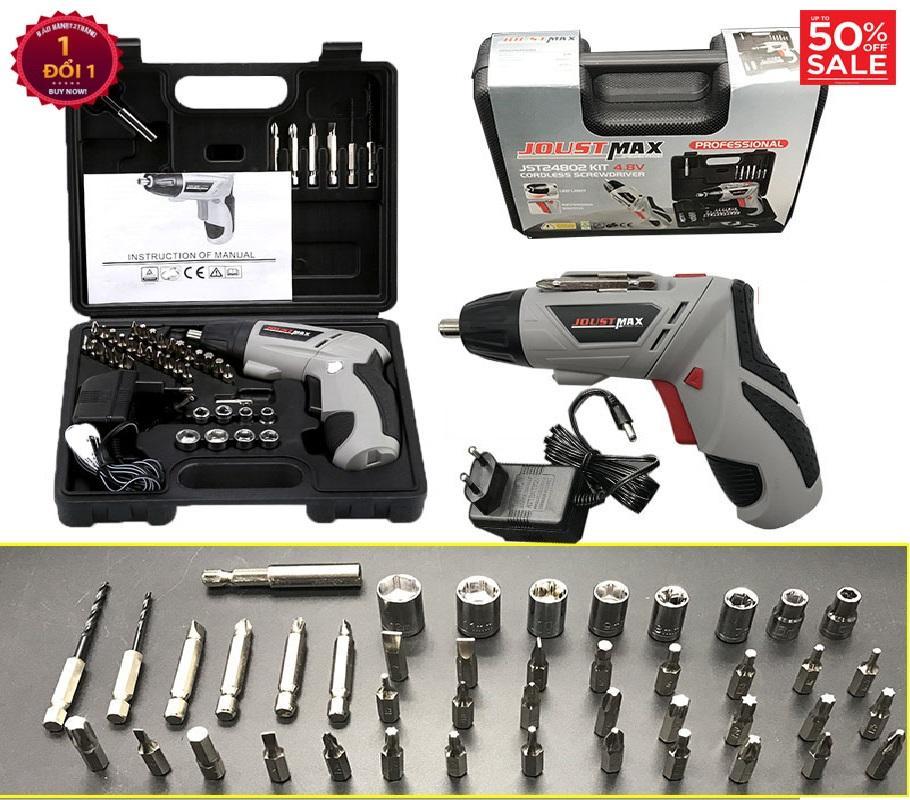[HCM]máy bắt vít cầm tay Máy bắn vít 2 chiều mini khoan vặn dùng pin nhỏ gọn Bộ máy khoan và vặn ốc vít đa năng có sạc tích điện Joust Max