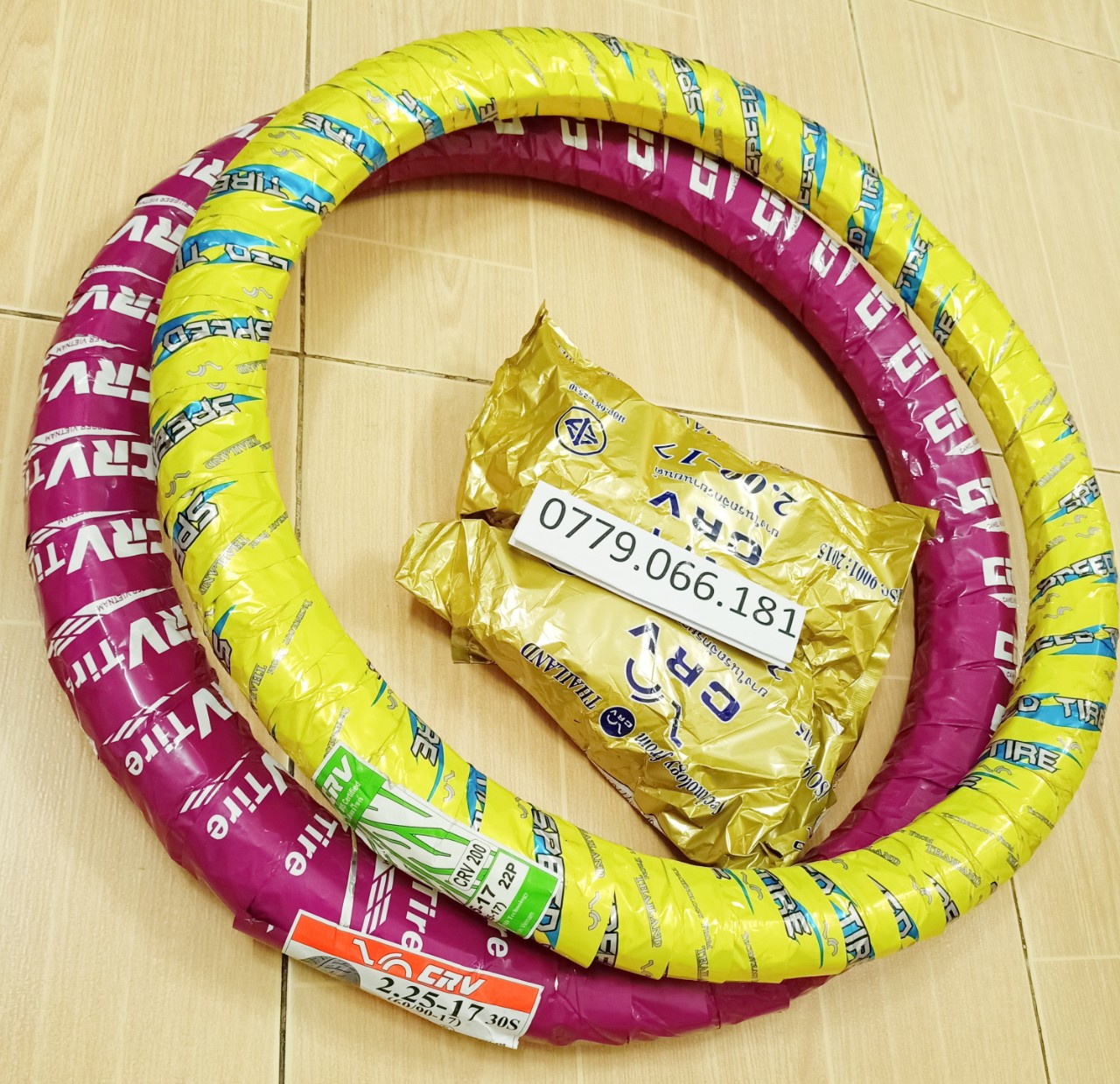 CẶP VỎ RUỘT THÁI LAN CRV MÀU TÍM 50 & 60/90-17 KIỂU GAI MŨI TÊN GẮN VỪA CÁC DÒNG XE MÁY SẢN PHẨM MỚI Y NHƯ HÌNH ẢNH