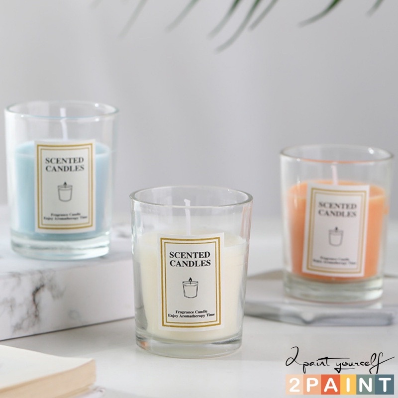 Cốc Nến Thơm Ly Thủy Tinh Scented Candles - Nến Thơm Handmade