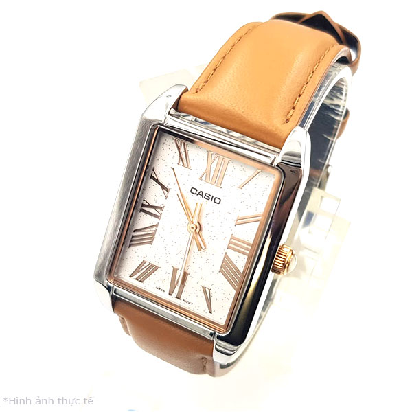 Đồng hồ nam dây da Casio MTP-TW101L-7AVDF (Nâu)