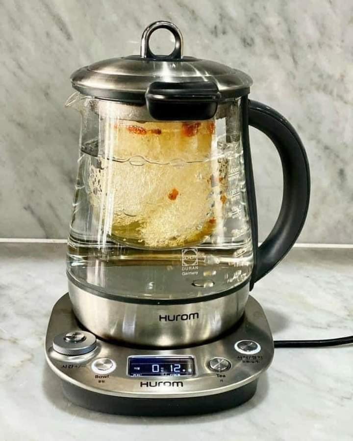 Ấm pha trà chưng yến Hurom tea master TM-P02FSS