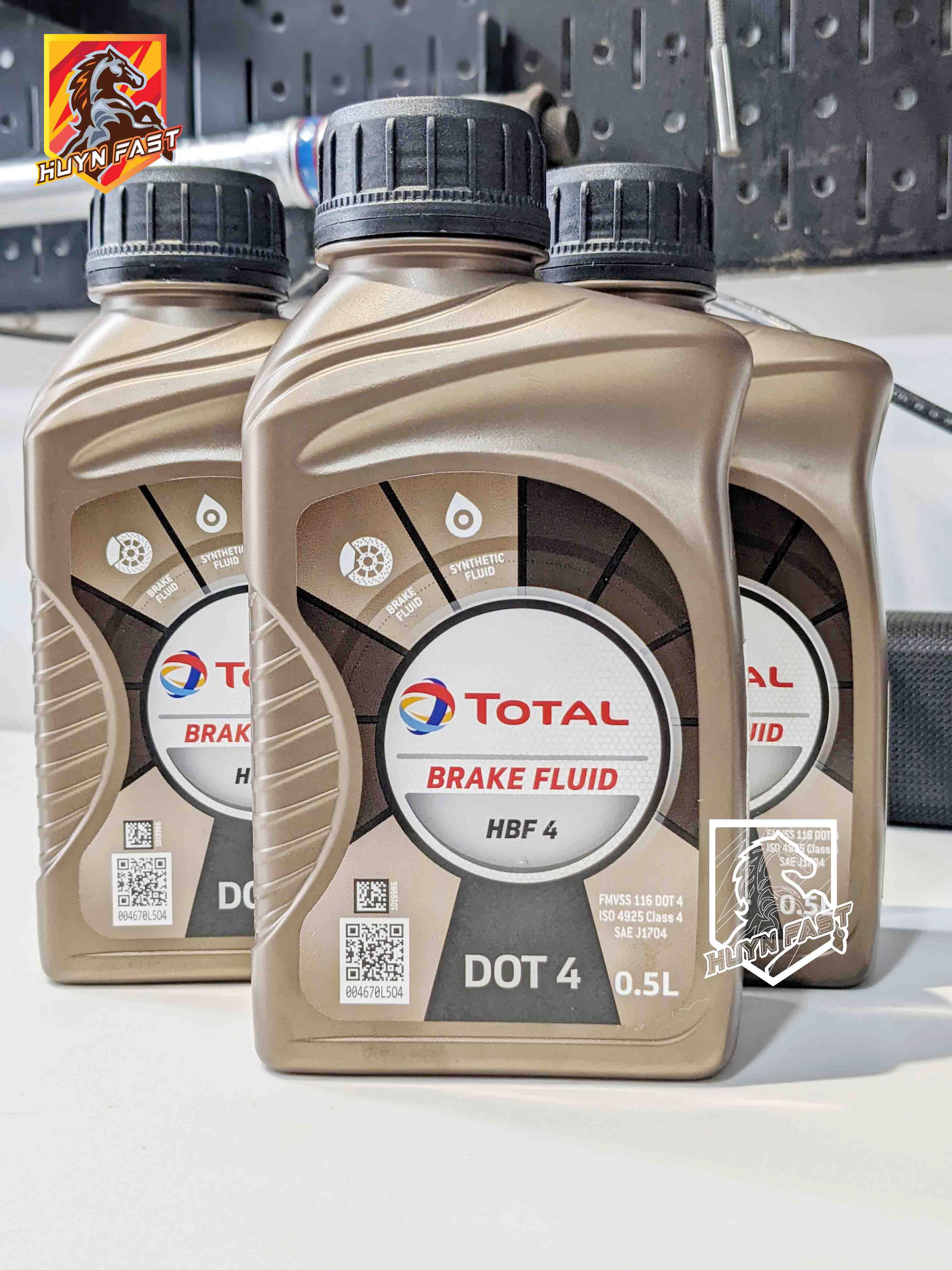 DẦU THẮNG (DẦU PHANH) TOTAL BRAKE FLUID HBF4 - DOT 4 (0.5L)