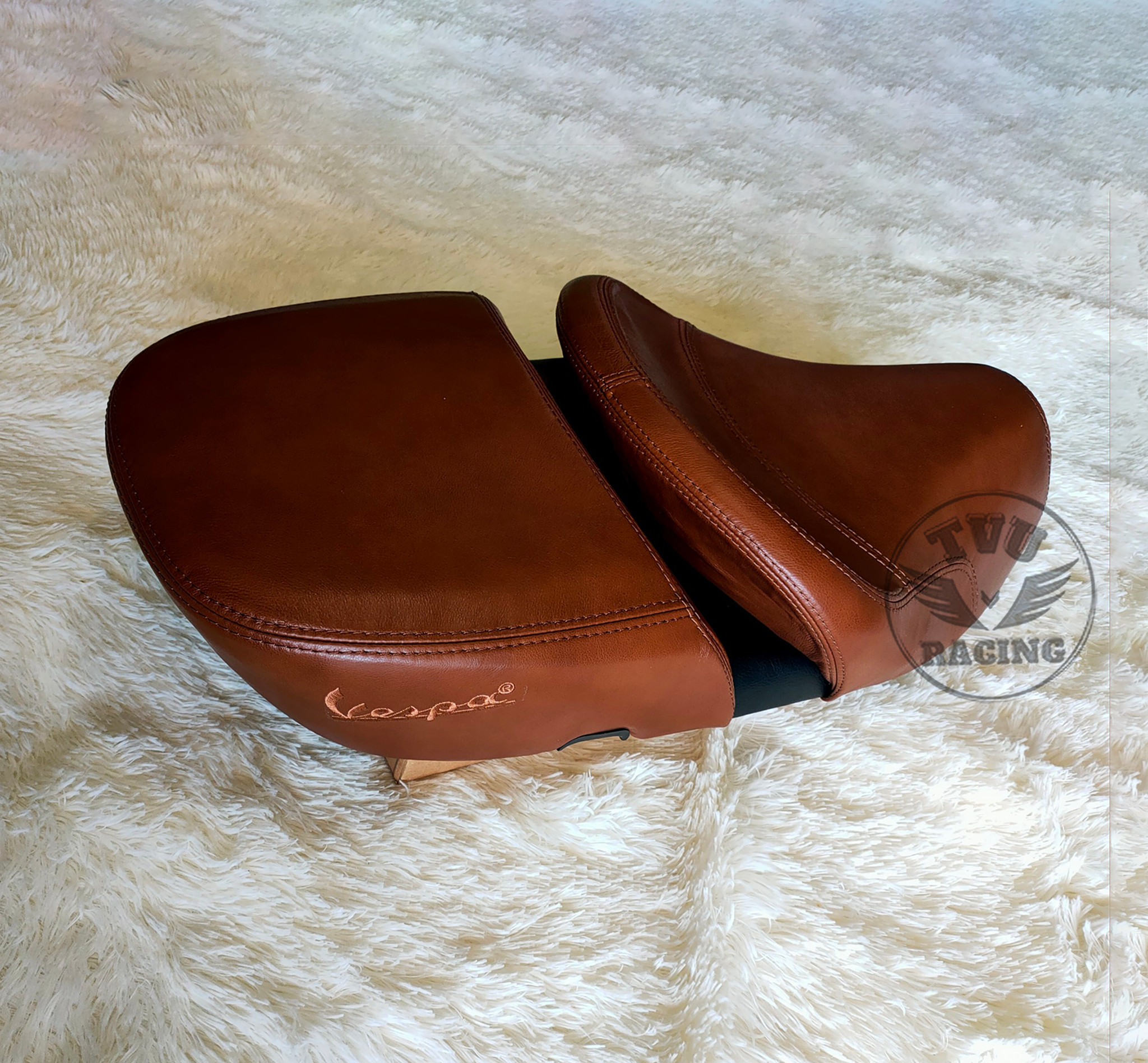 Yên Xe Độ VESPA Đẳng Cấp Da Bò Thật