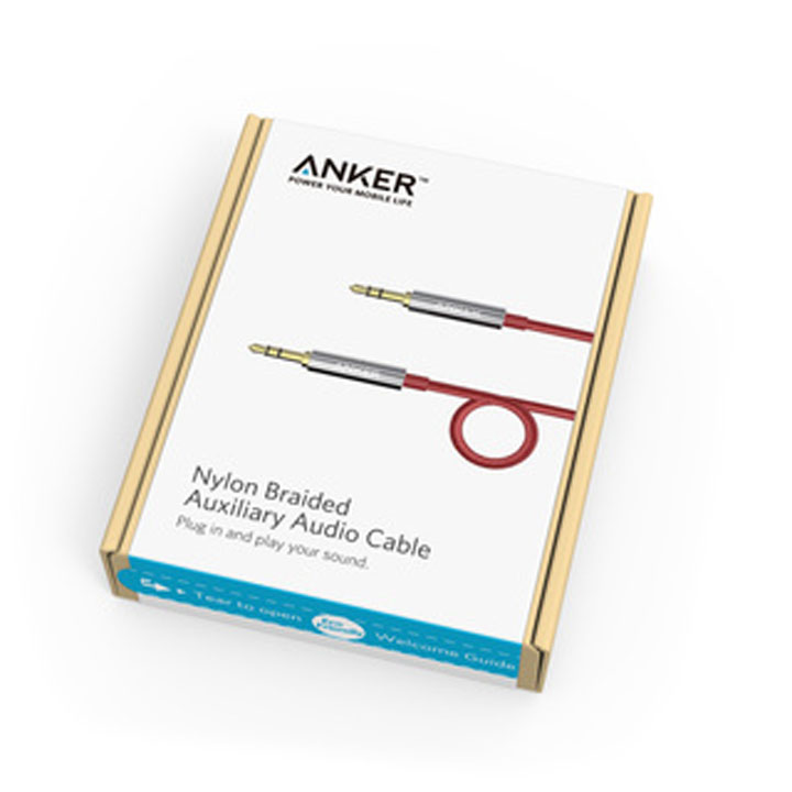 Cáp Âm Thanh Bọc Nylon Anker - 3.5mm - A7113