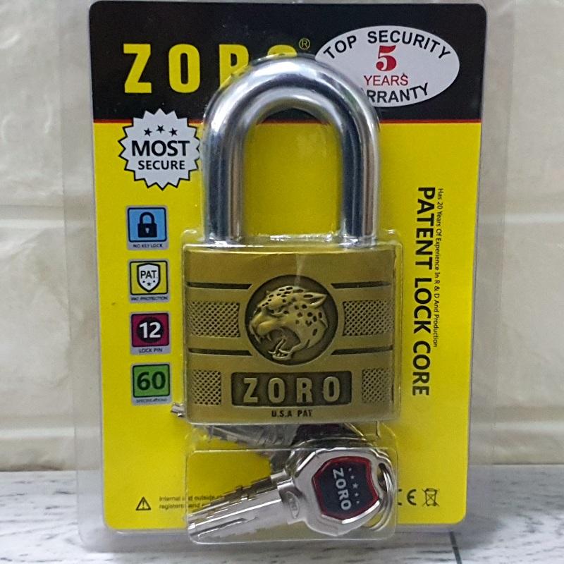 Ổ khóa bấm ZORO 6P chìa kiếm
