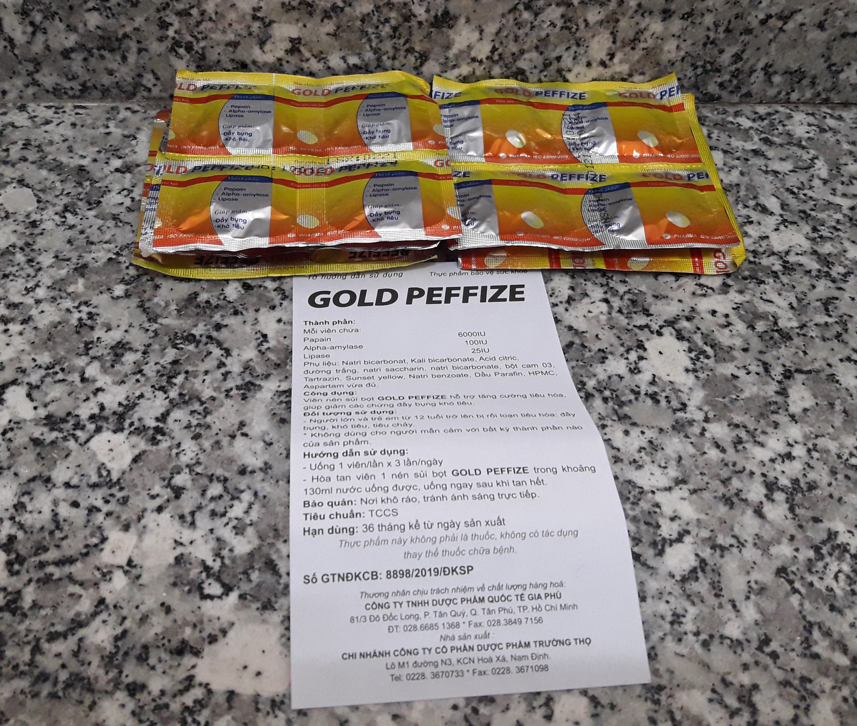 Gold PEFFIZE