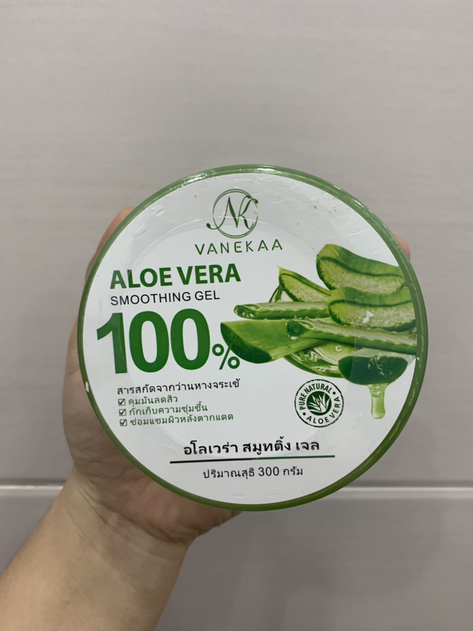 [HCM]Gel dưỡng ẩm lô hội 100% Vanekaa Thái Lan.