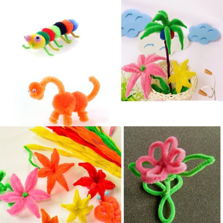 Kẽm xù/kẽm nhung làm đồ thủ công 30cm (50 dây/bó)