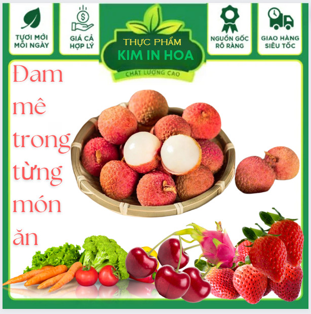 Trái Vải Thiều Bắc Giang Ngon Ngọt mọng Nước