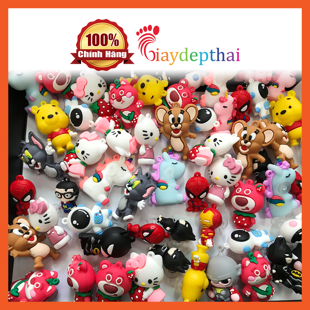 Sticker 5D siêu dễ thương gắn vô dép sục