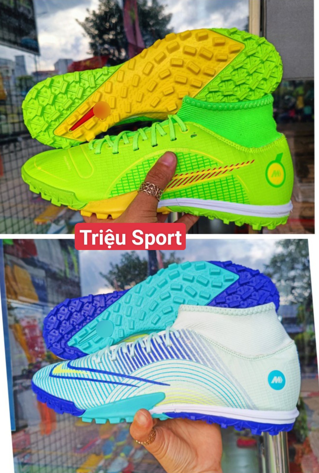 Giày Đá Bóng Mercurial Superfly 8 Academy TF ( Tặng khâu đế + túi rút + Hộp+ Tất )