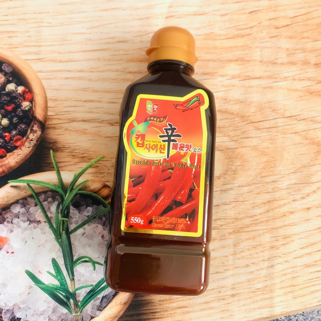 Tinh dầu ớt cay hàn quốc 550ml