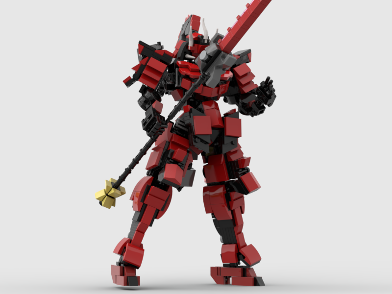Le Go Đồ Chơi Lắp Ráp Robot Mech Samurai