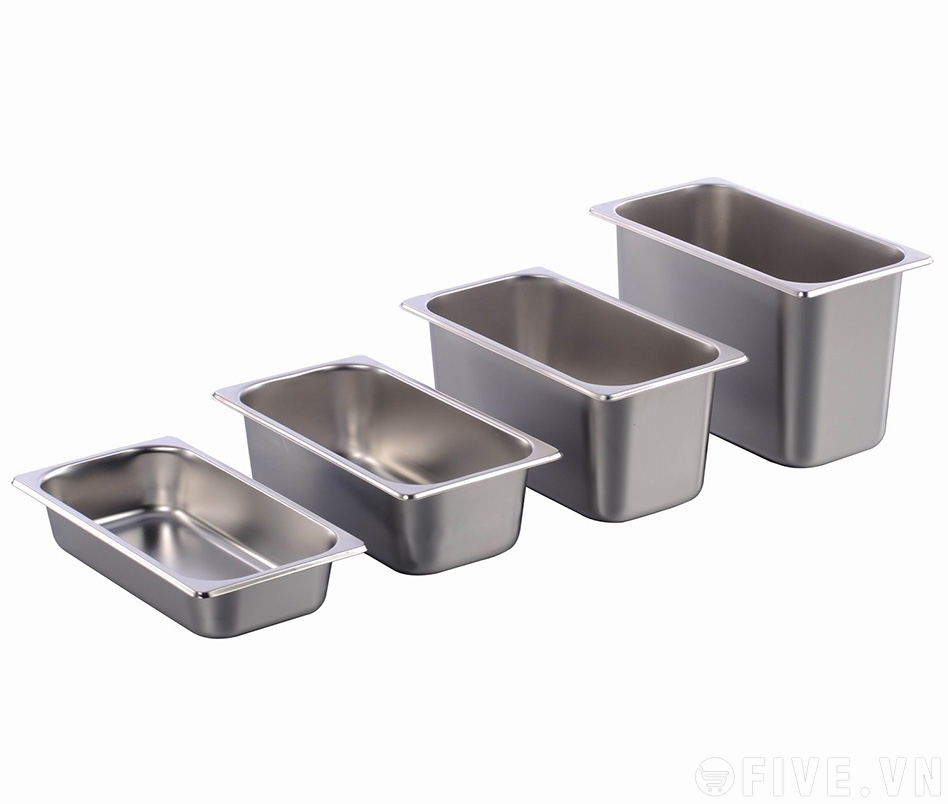 [HCM]Khay Buffet 1/3 inox cao cấp