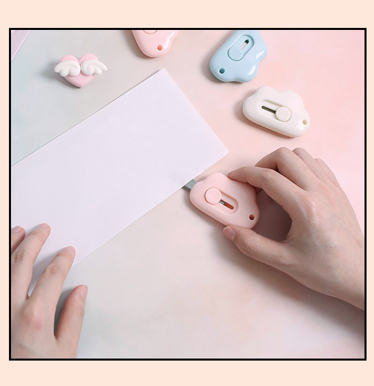 Dao Rọc Giấy Hình Đám Mây Dễ Thương - Có Thể Làm Móc Khóa - BEYOU