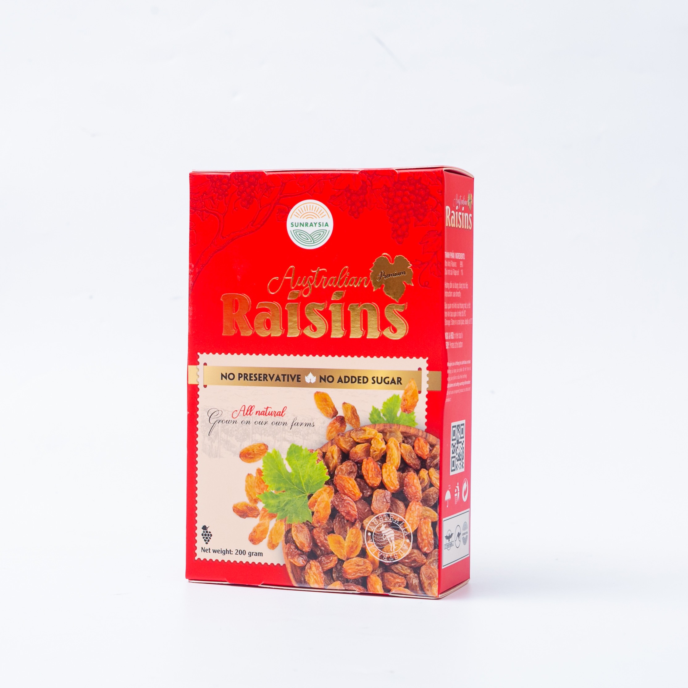 Nho khô Úc cao cấp Sunraysia 200 gram