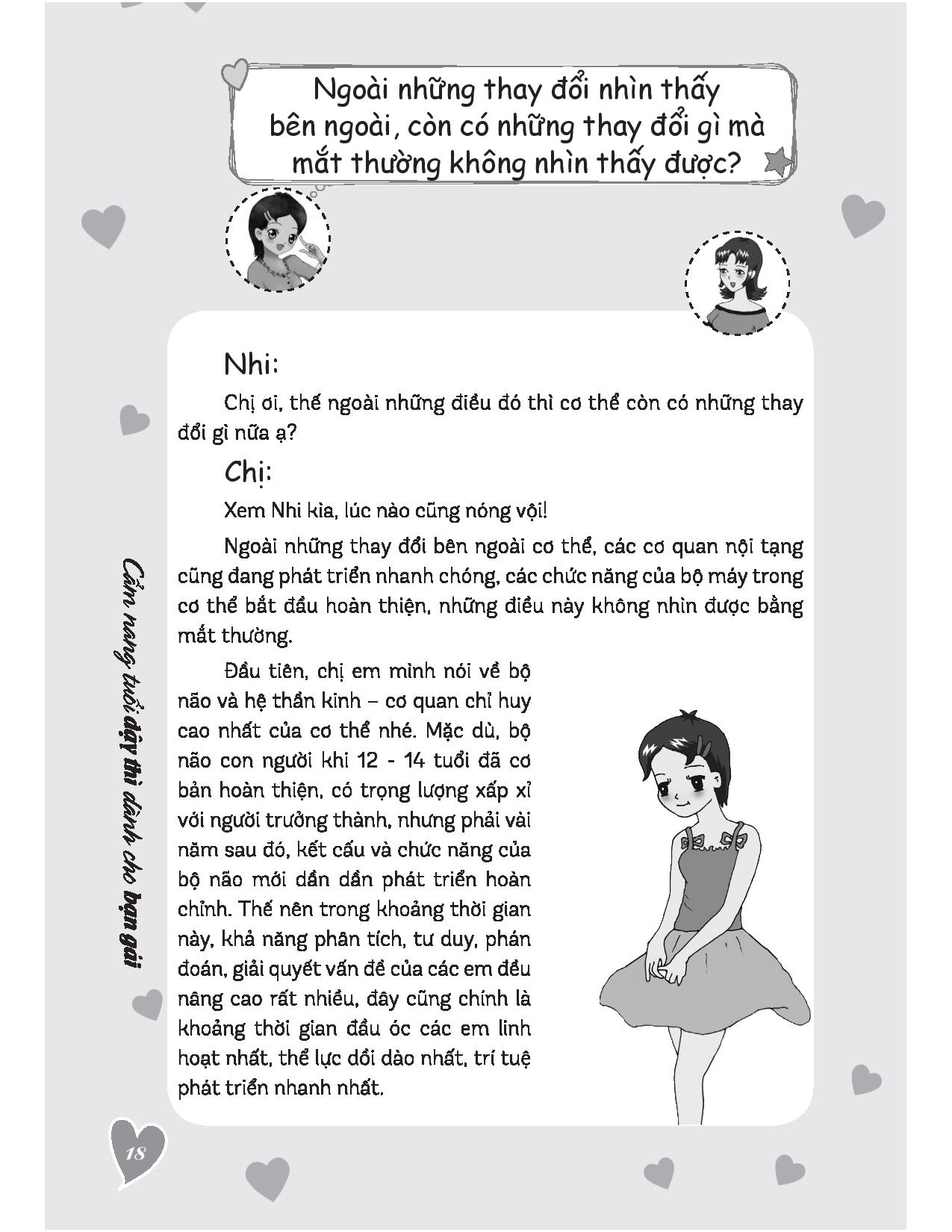 Cẩm Nang Tuổi Dậy Thì Dành Cho Bạn Gái