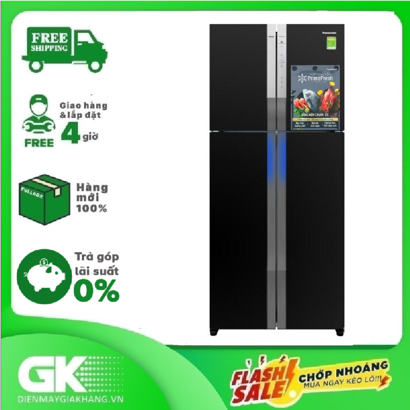 Tủ lạnh Panasonic Inverter 550 lít NR-DZ600GXVN