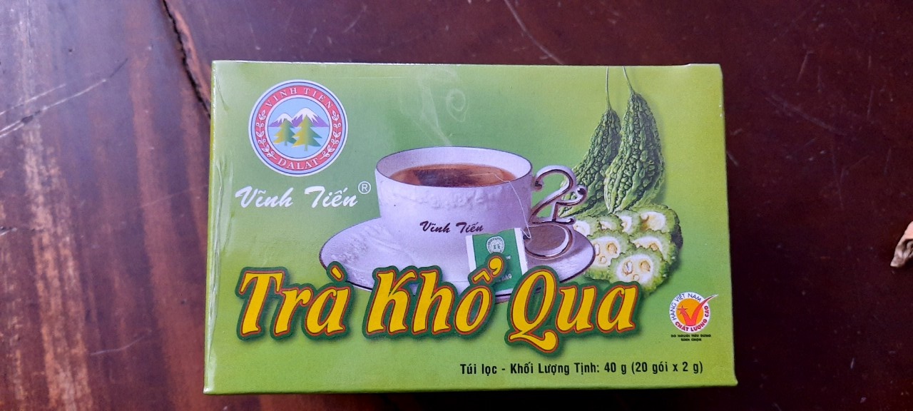 [HCM]TRÀ KHỔ QUA VĨNH TIẾN (HỘP 20 TÚI LỌC)