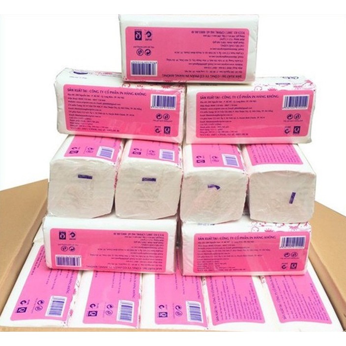 Combo 10 gói giấy ăn lụa rút cao cấp