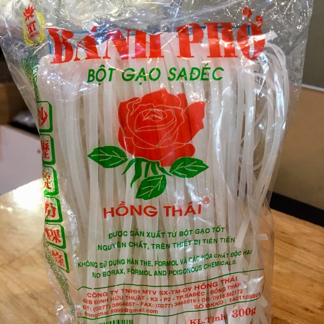 Bánh phở khô, phở bột gạo Sa Đéc hiệu Hồng Thái