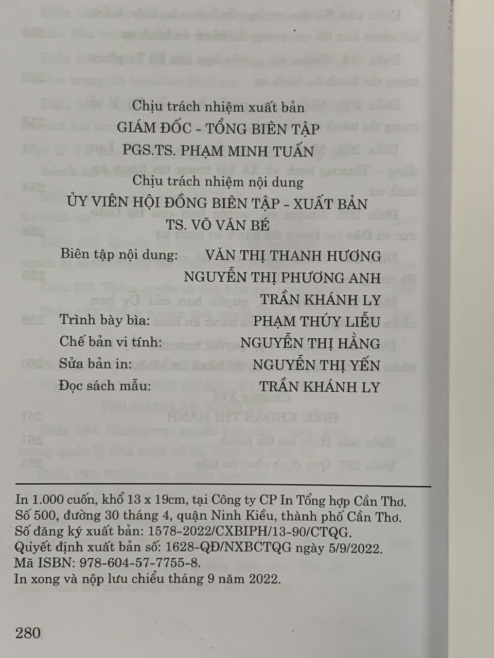 Sách - luật thi hành án hình sự